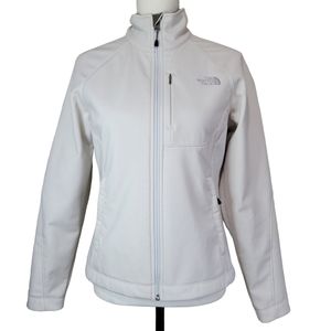 The North Face Water Proof Full Zip Jacket Cream Women's Sz Small